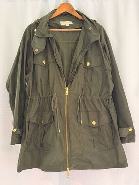 Micheal Kors Women’s Hooded Rain Jacket